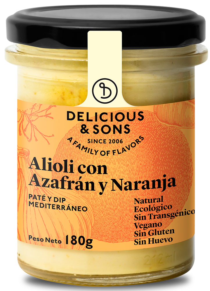 Alioli con Azafrán & Naranja Ecológico — Delicious & Sons