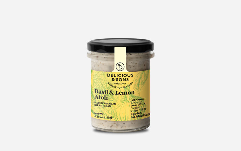 Organic Basil & Lemon Aioli — Delicious & Sons