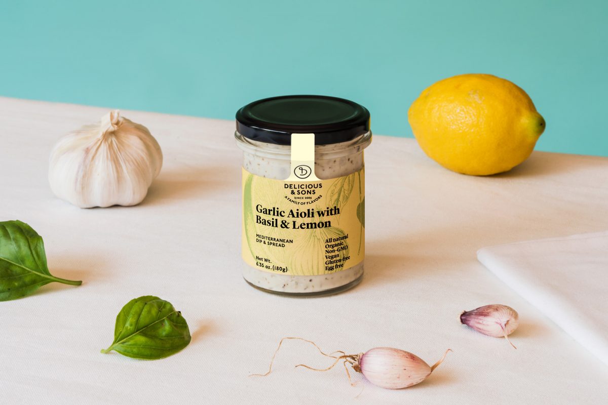 garlic aioli with lemon and basil garlic aioli with lemon and basil