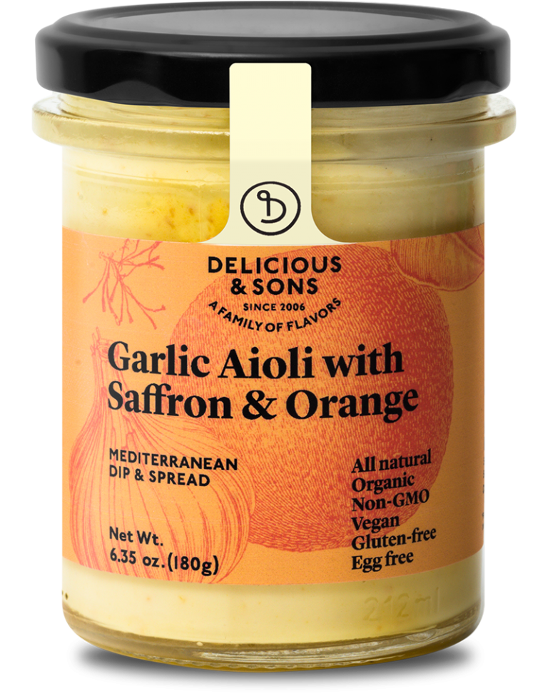 Organic Saffron & Orange Aioli — Delicious & Sons