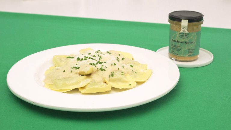 Pasta con salsa de alcachofas — Delicious & Sons