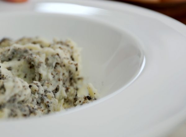 truffle mashed potatoes recipe image by delicious & sons