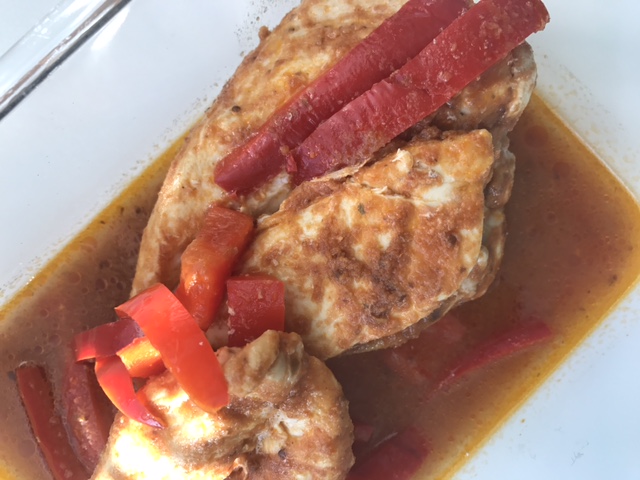 Private: Roasted chicken breast with tomato pesto by Andrea Cañas Nutrition Coach — Delicious & Sons