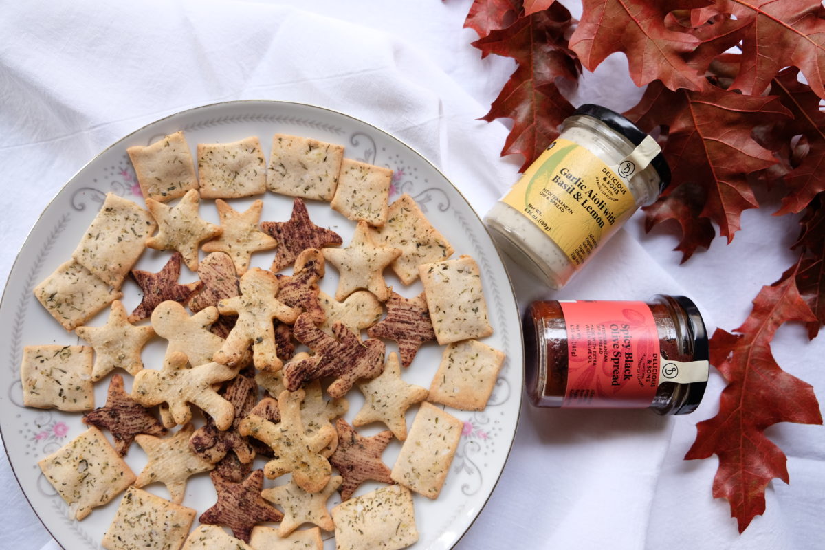 Savory Christmas Crackers Gluten-Free