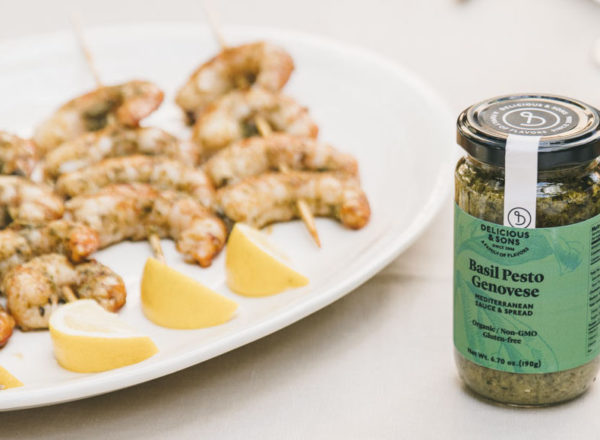 brocheta-langostino-con-pesto