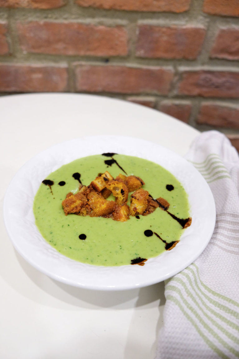 Split-Pea Soup and Croutons — Delicious & Sons