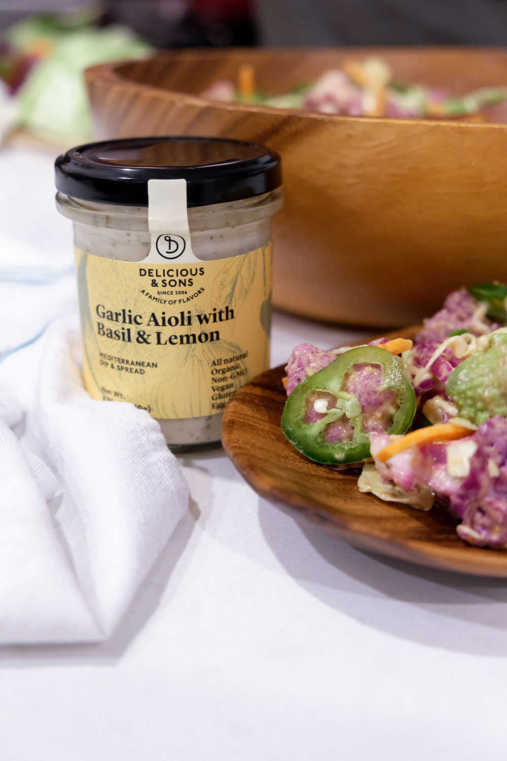 Spicy Peanut Aioli Salad Dressing by Courtney Zofness — Delicious & Sons