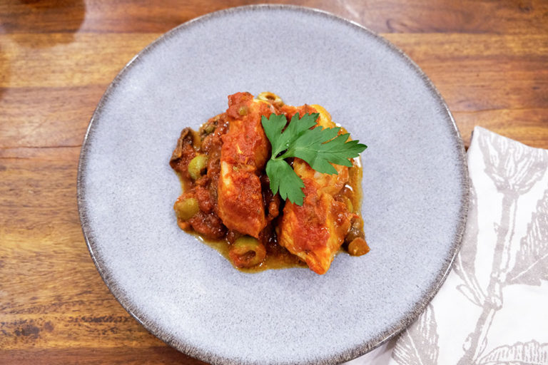 Private: Seabass with Tomato Sauce by Courtney Zoffness — Delicious & Sons