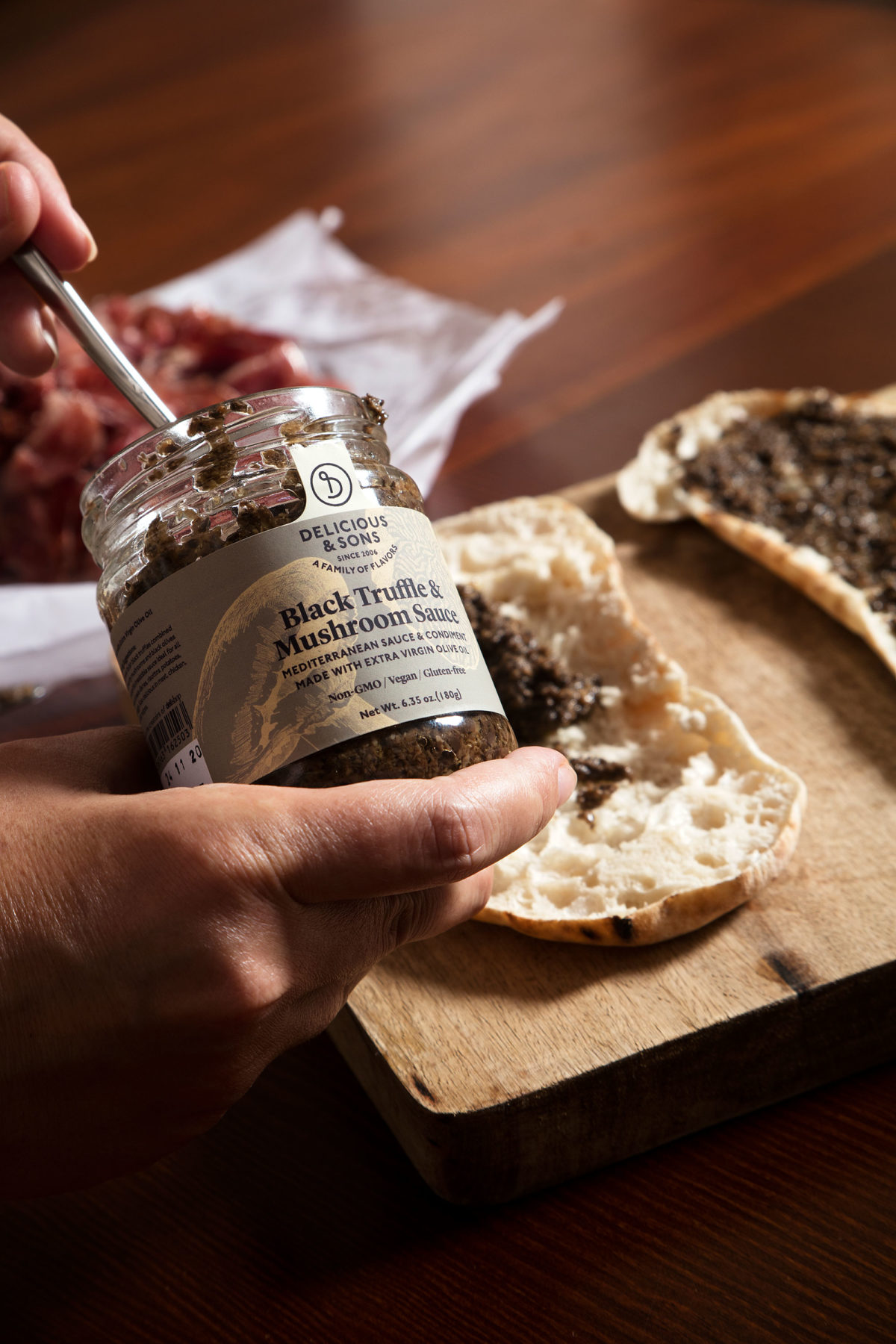 Mini Pizzas with Black Truffle Sauce by Isabel Tutusaus — Delicious & Sons