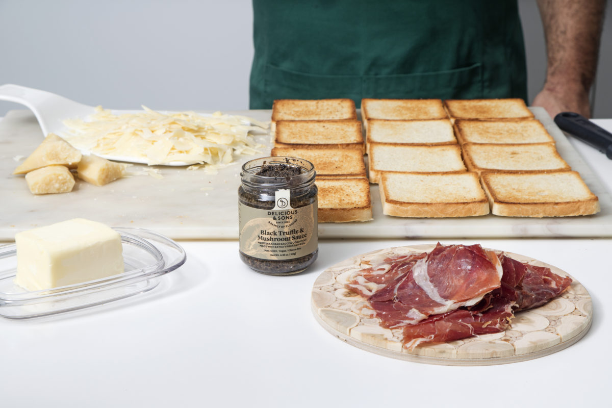 Grilled Sandwich with Truffle Sauce by Dani Guerrero — Delicious & Sons