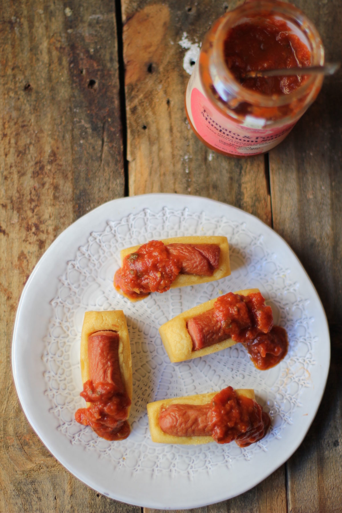 Hot Dog Muffin with Tomato Sauce by Alba Ruiz — Delicious & Sons