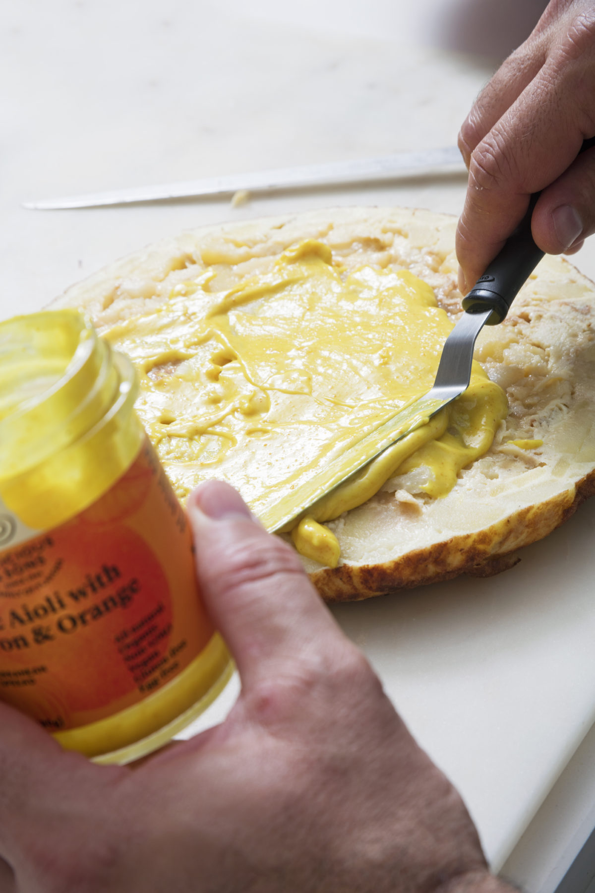 Tortilla de Patatas con Alioli de Azafrán & Naranja — Delicious & Sons