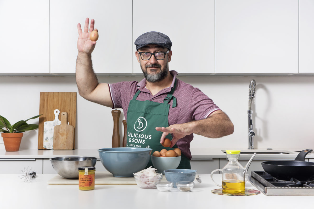 Tortilla de Patatas con Alioli de Azafrán & Naranja — Delicious & Sons