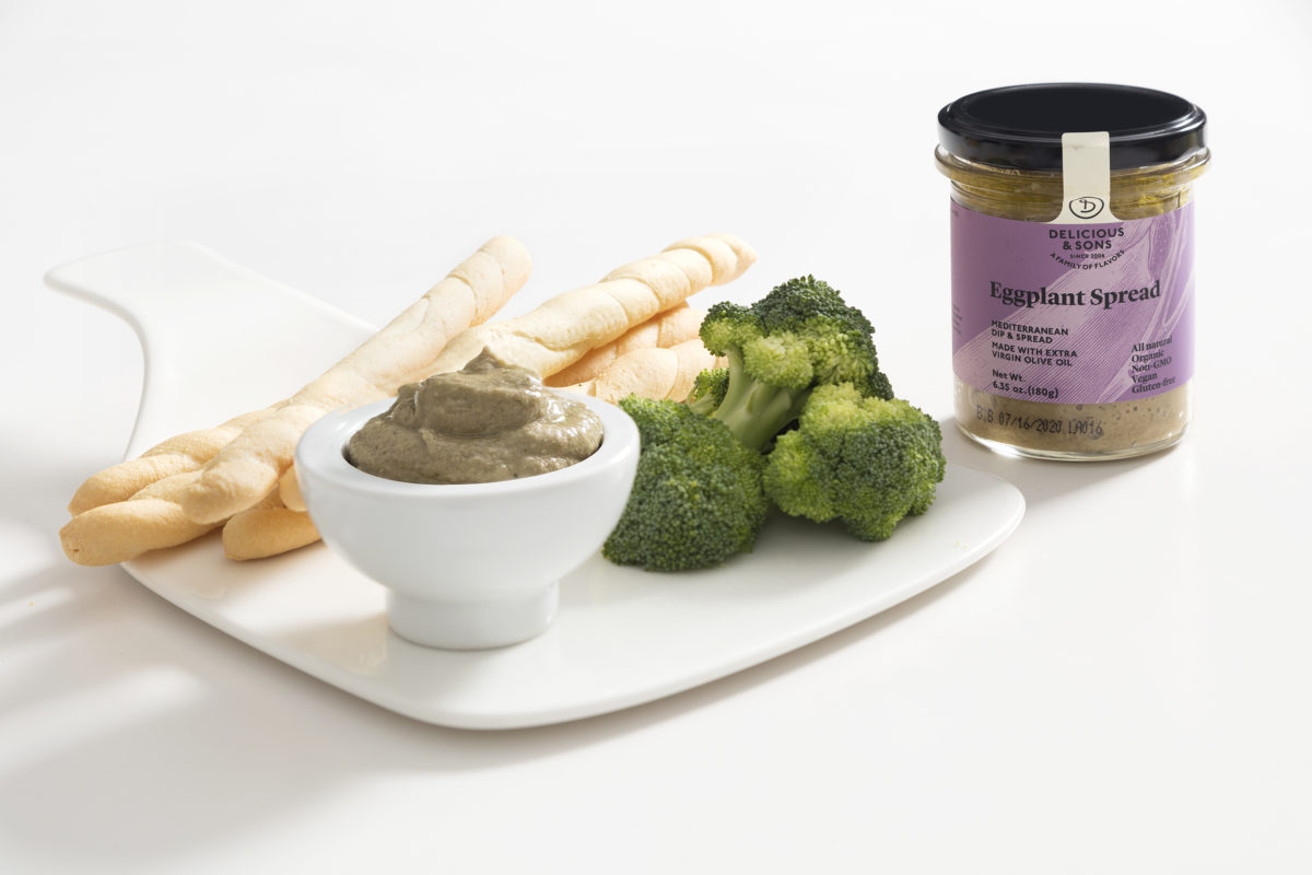 Eggplant Dip with Crudité by Monica Navarro