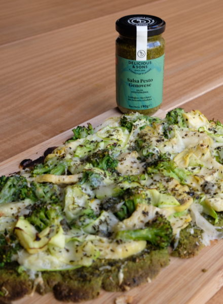 Green-pizza-with-pesto