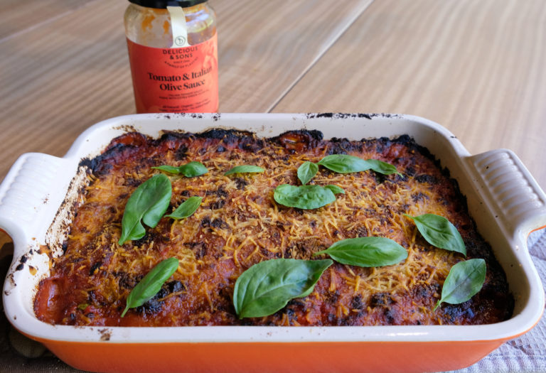 Berenjena a la Parmigiana Vegana — Delicious & Sons