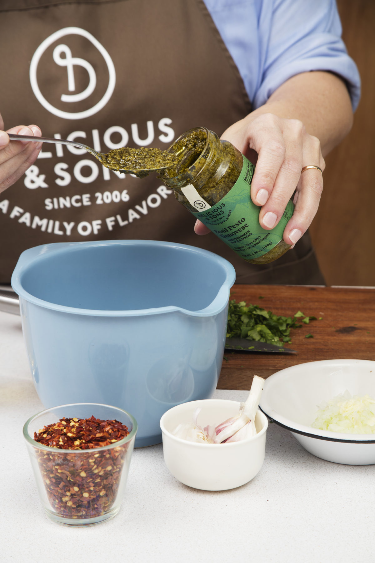 Chimichurri al Pesto por Bárbara Bruno — Delicious & Sons