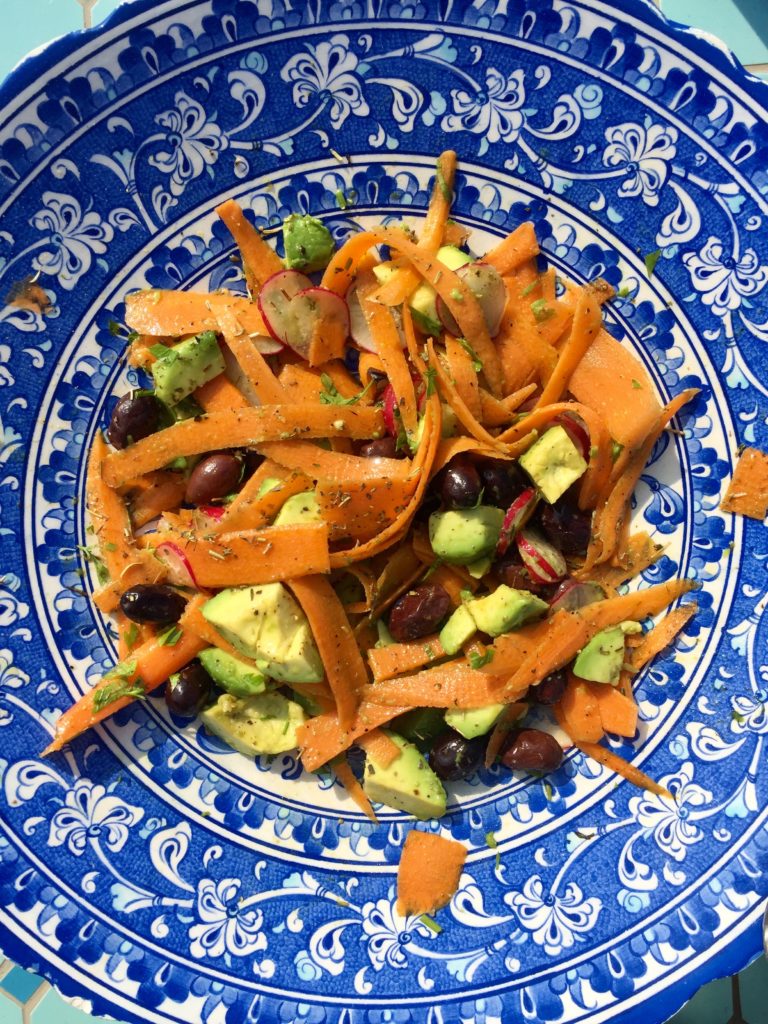 Carrot & Avocado Salad with Truffle Oil — Delicious & Sons