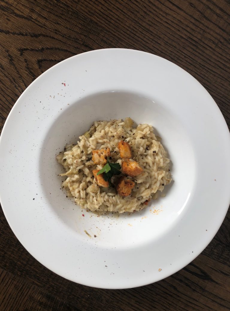 Risotto de Trufa Negra con Cava por Ricky Mandle — Delicious & Sons