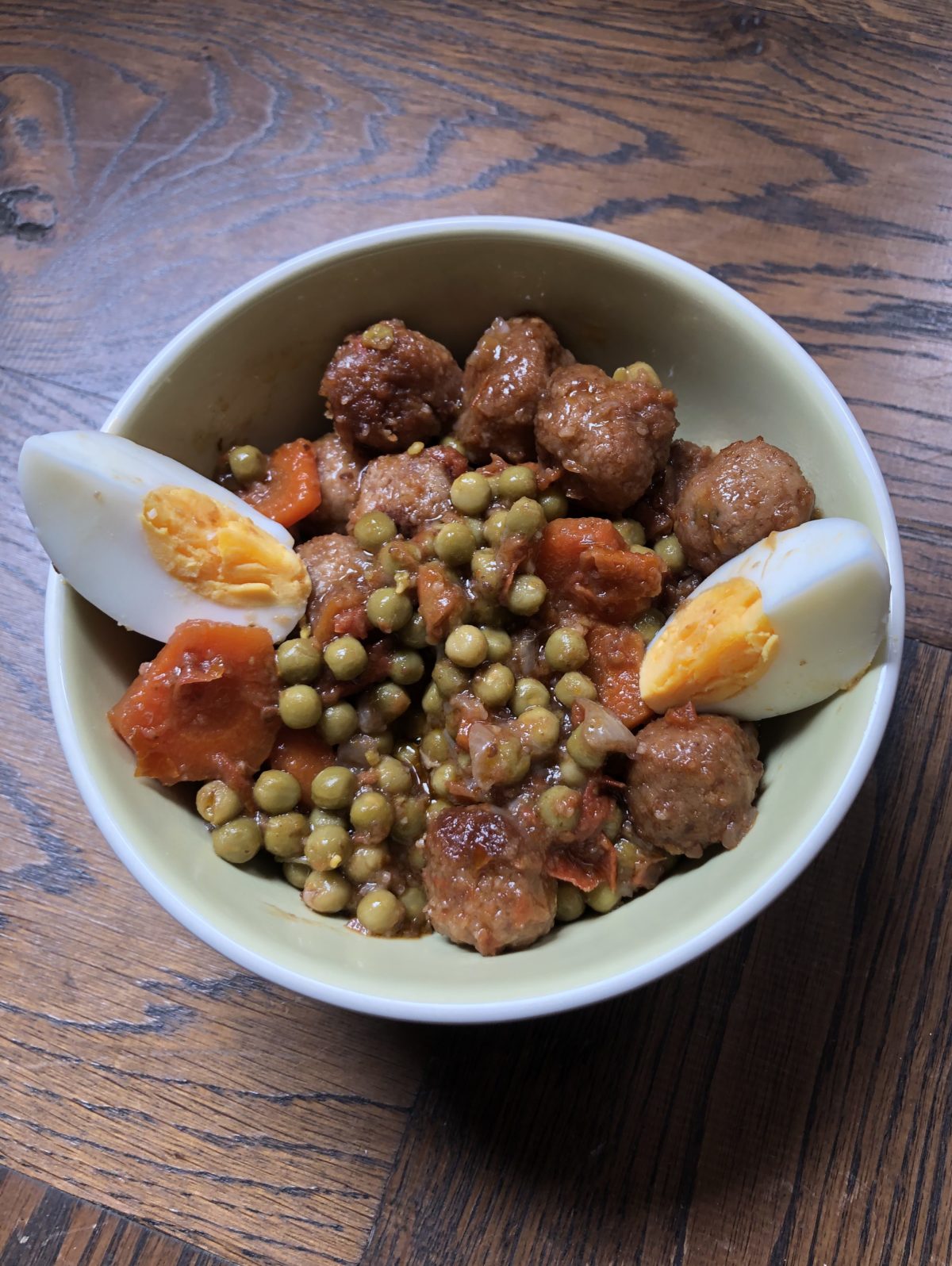 Grandma Maria’s Meatballs with Pesto Rosso by María Morales