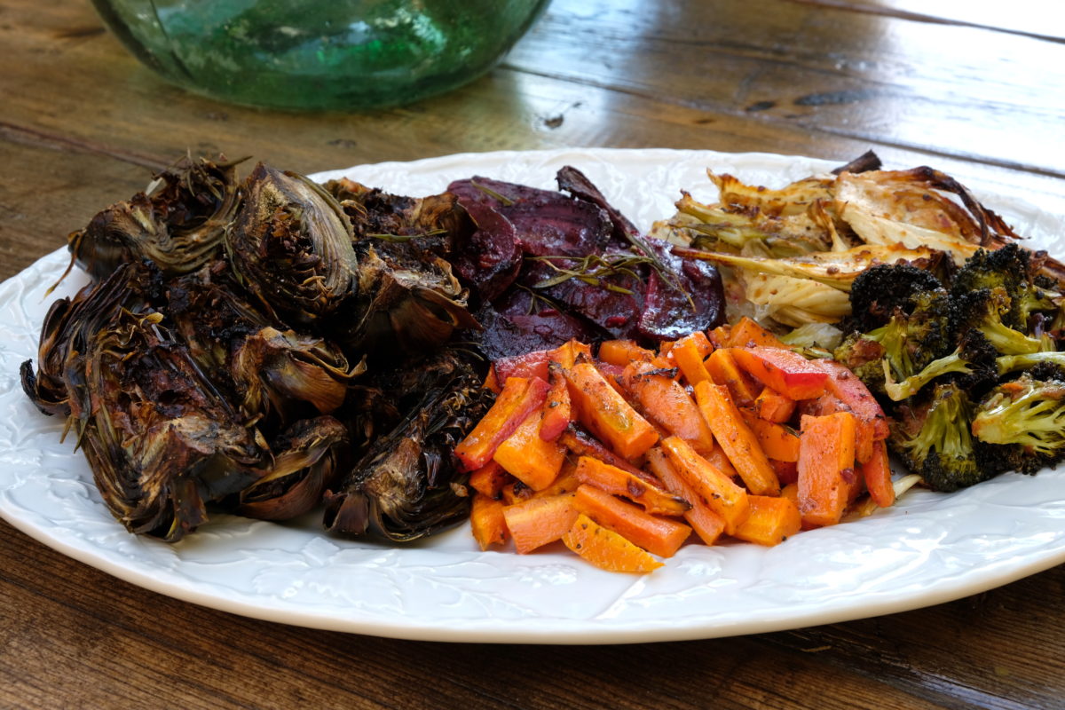 Verduras asadas con Pesto Rosso & Alioli — Delicious & Sons