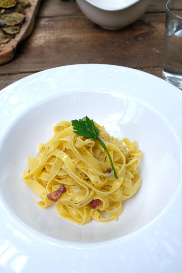 Pasta Carbonara with Artichoke — Delicious & Sons