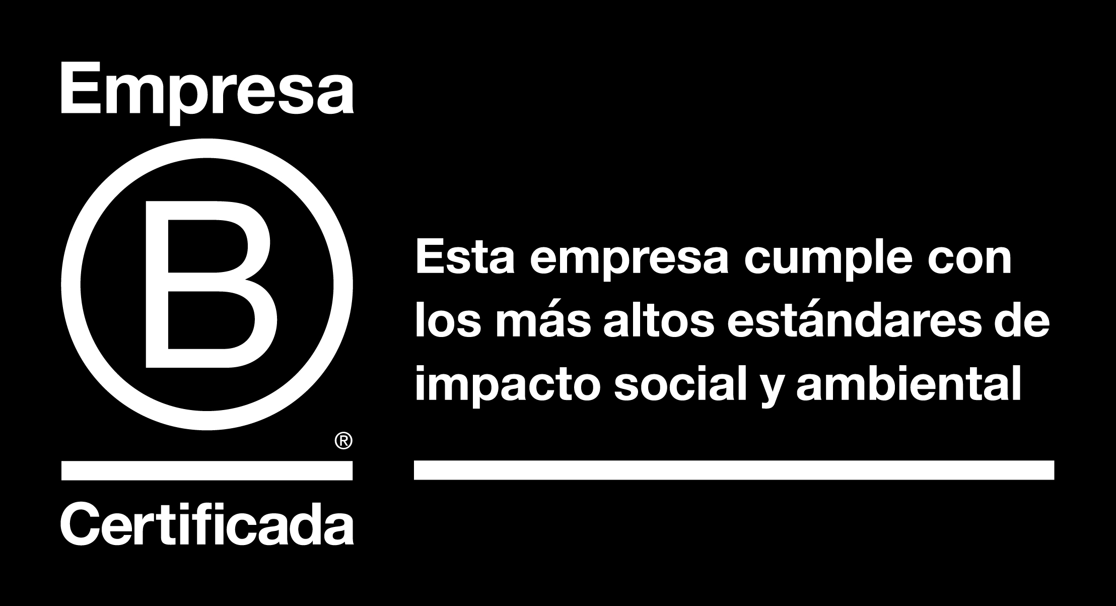 Somos una B Corp certificada