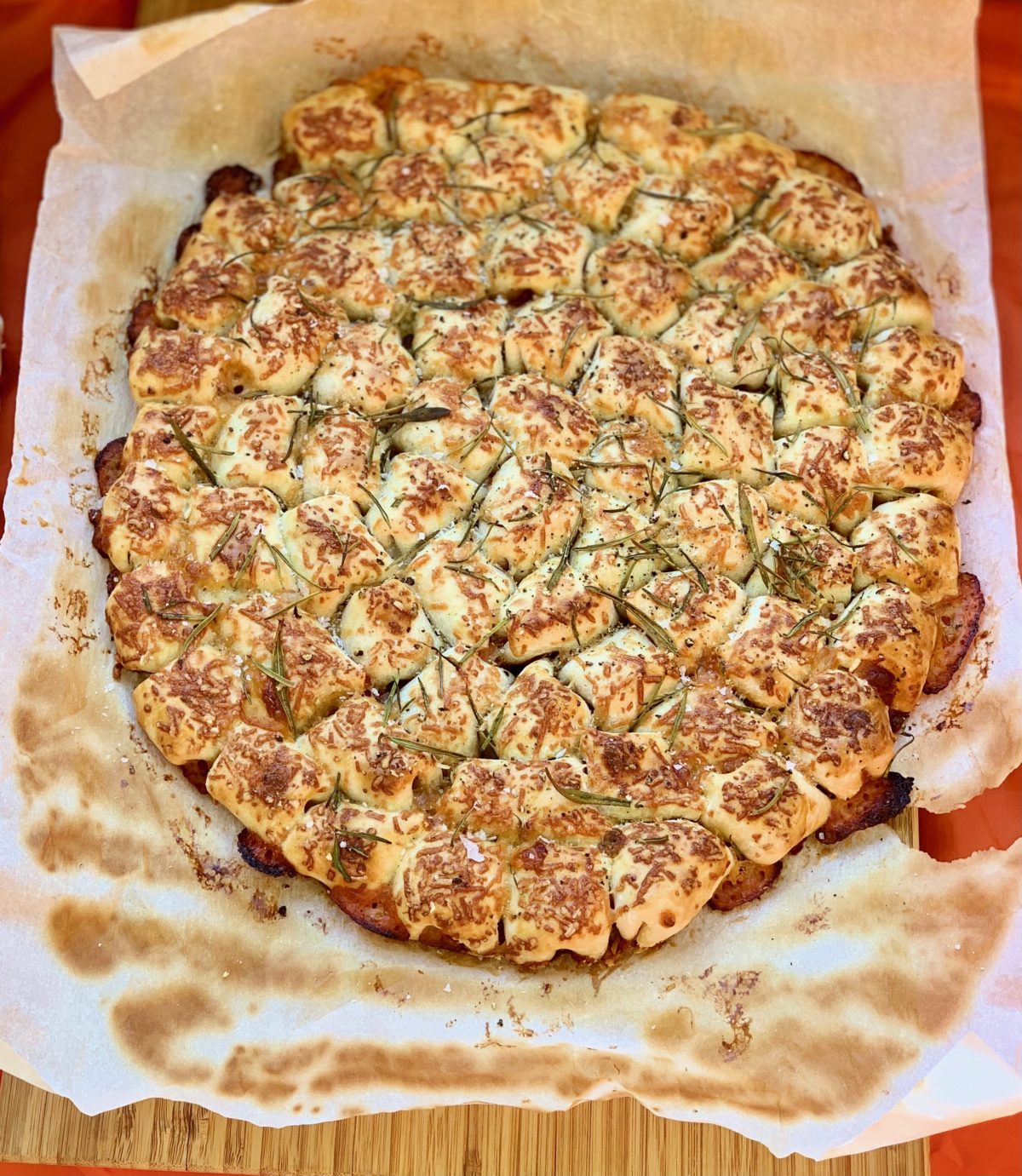Gluten-free Pizza Spiral with Tomato & Mushroom Sauce