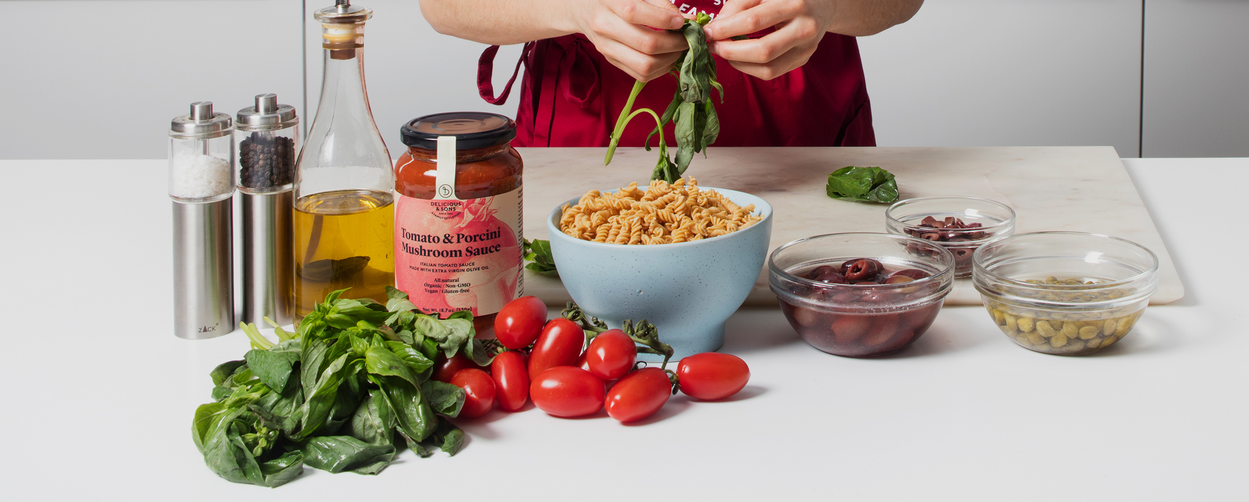send traffic to the recipe section of the website